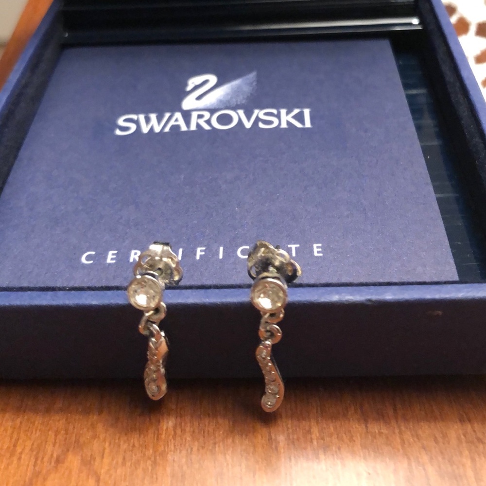 authentic Swarovski earrings
